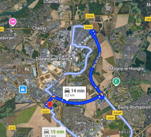 Ubicación del hospital más cercano a Disneyland Paris en caso de urgencia médica